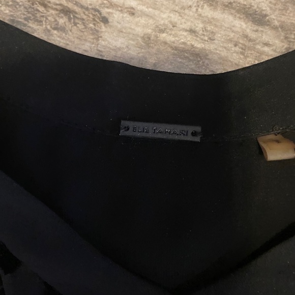 Elie Tahari Velvet Paisley Print Blouse - Picture 2 of 3